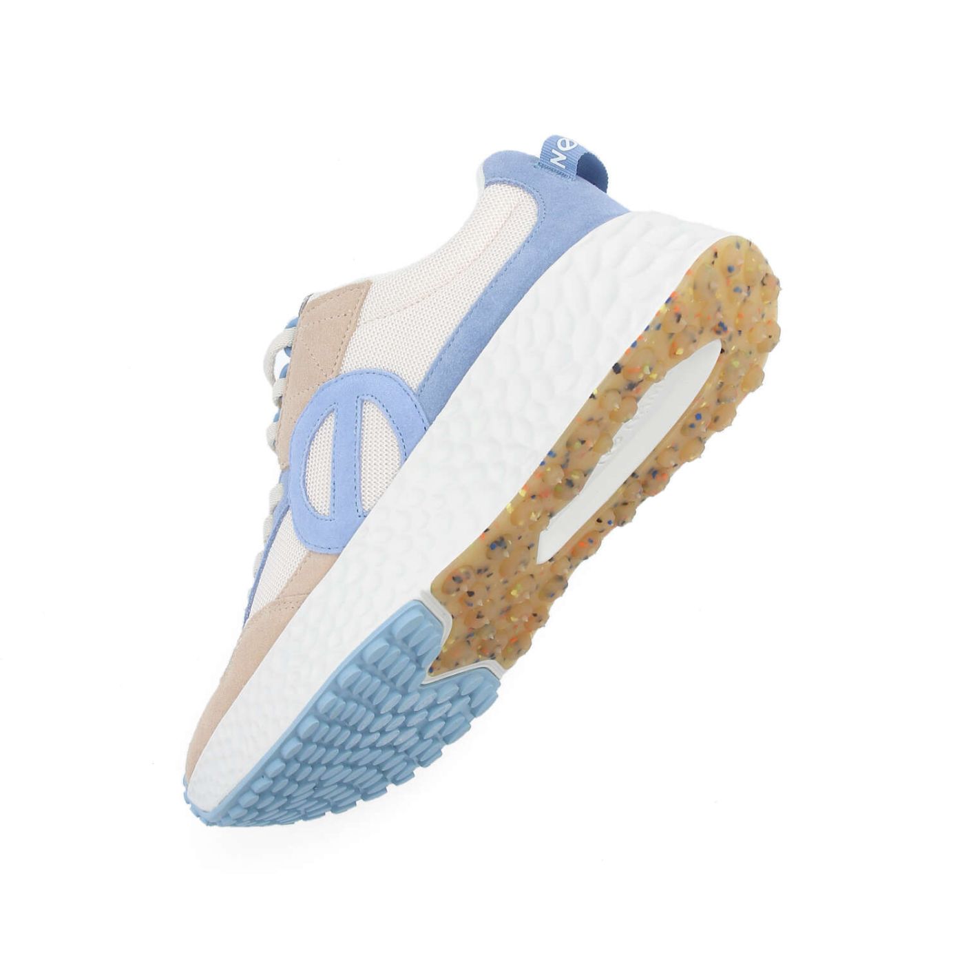 CARTER JOGGER W - SUEDE/KNIT/SUED - BEIGE/BIANCO SPORCO/BLU